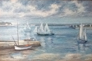 Picture of GRODNER, JULIUS "Sail Boats"